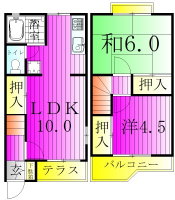 エス・ペランス 105号室 間取り