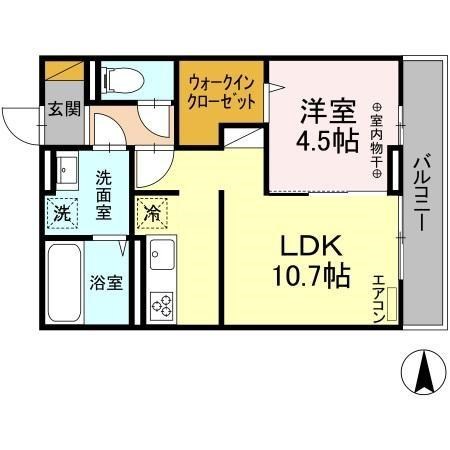アベニール 間取り図