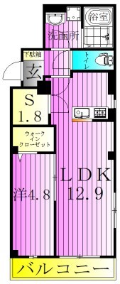Cent-Donner　Senju 間取り図