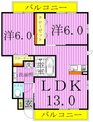 エーデルハイム 間取り図