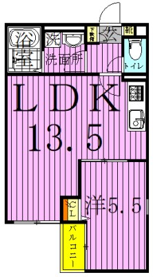 グランディール千住 間取り図