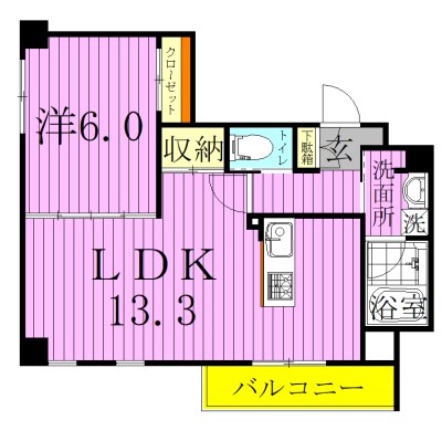 マーシスマルル 間取り図