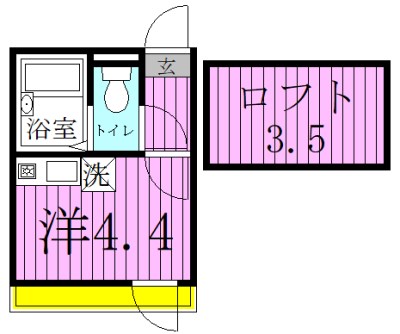 リブ千住大橋 間取り図
