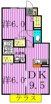 ルミエール（舎人） 間取り図