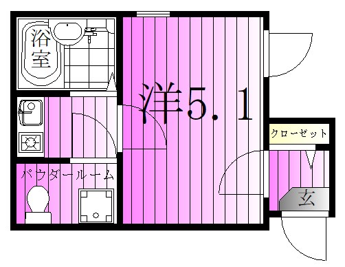 ノーザンロード江北  間取り図