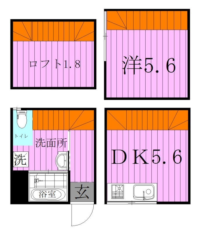 Ｎｏｒｔｈ　Ｐｏｉｎｔ 間取り図