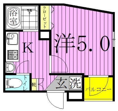 グランクオール西綾瀬2丁目 間取り図