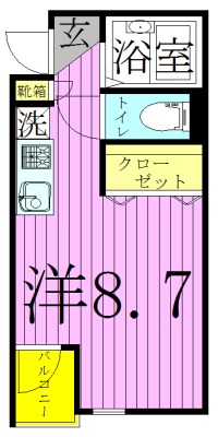 サクラノテラス北千住１ 間取り図