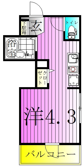アイプログレイス西新井栄町 間取り図