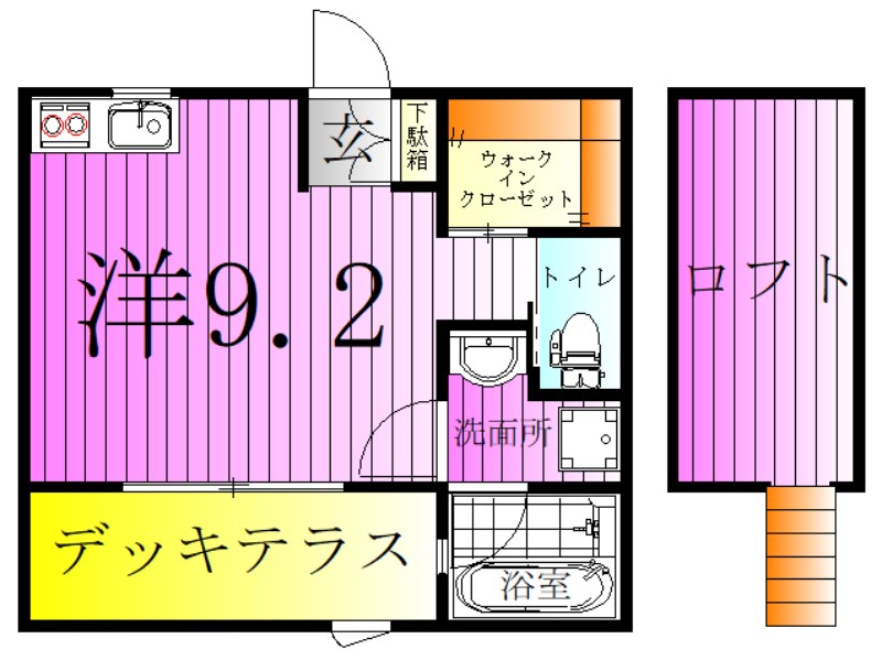 メゾン・ブラン・アネックス 間取り図