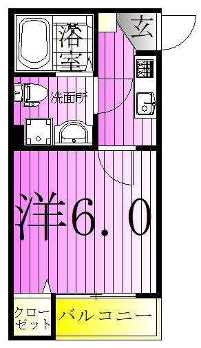 エスカリエ・ブルー  間取り図