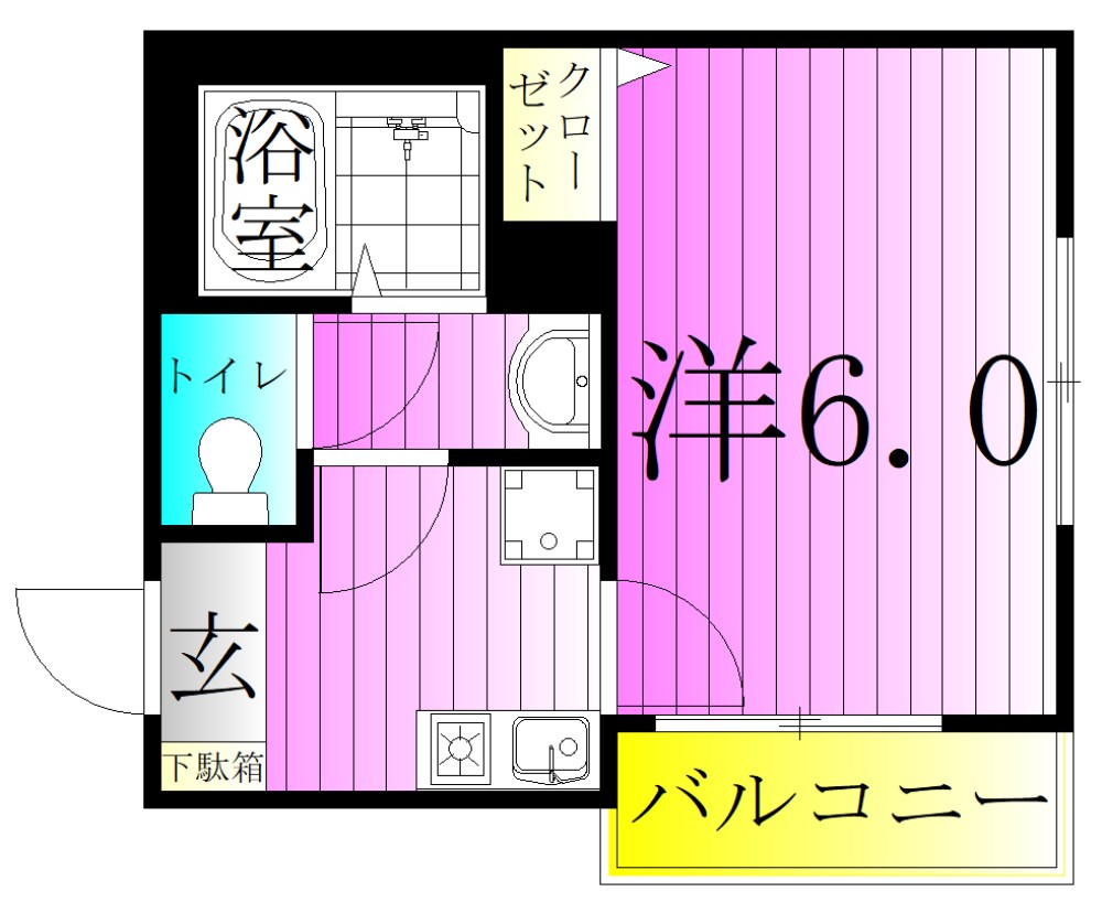メルディア梅田3丁目Ⅱ 間取り図
