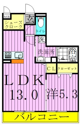 プランドール　メゾン 間取り図