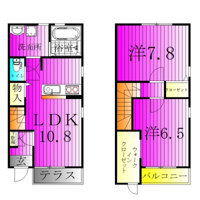 Paradisus　Ludens　～パラディーゾルーデンス～ 111号室 間取り