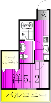 ヒルズ八柱Ⅱ 2002号室 間取り