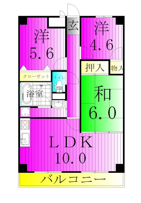 パーソンヒルズ  間取り図