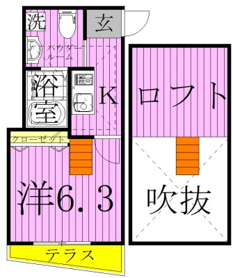 ガーネット綾瀬 間取り図