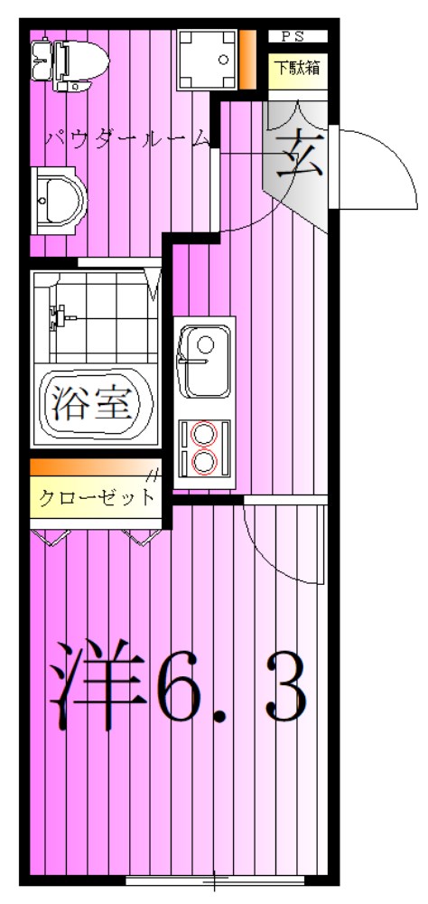 レピュア北千住レジデンス 間取り図
