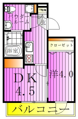 レピュア北千住レジデンス 間取り図