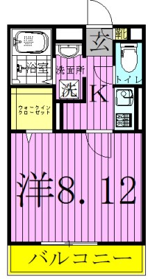 Ｓｕｎｍａｌｌ　Ｙｕｕｇｉ５ 間取り図