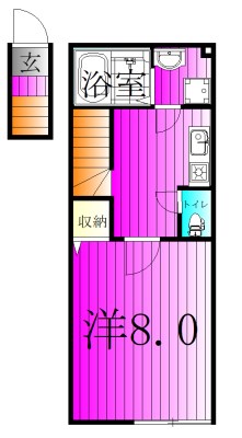 MQuarto豊四季 207号室 間取り