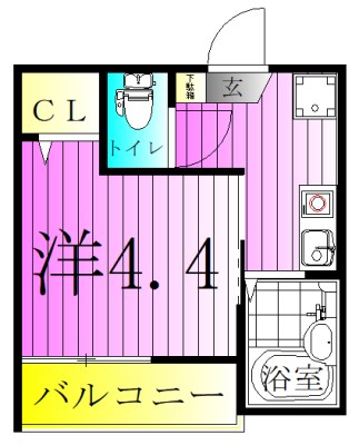 メルディア西新井本町 間取り図