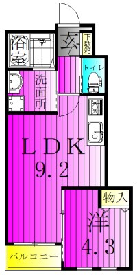 プレジール　柏の葉 103号室 間取り