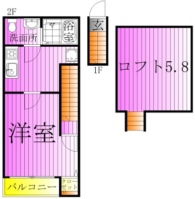 Sakura一番館 間取り図
