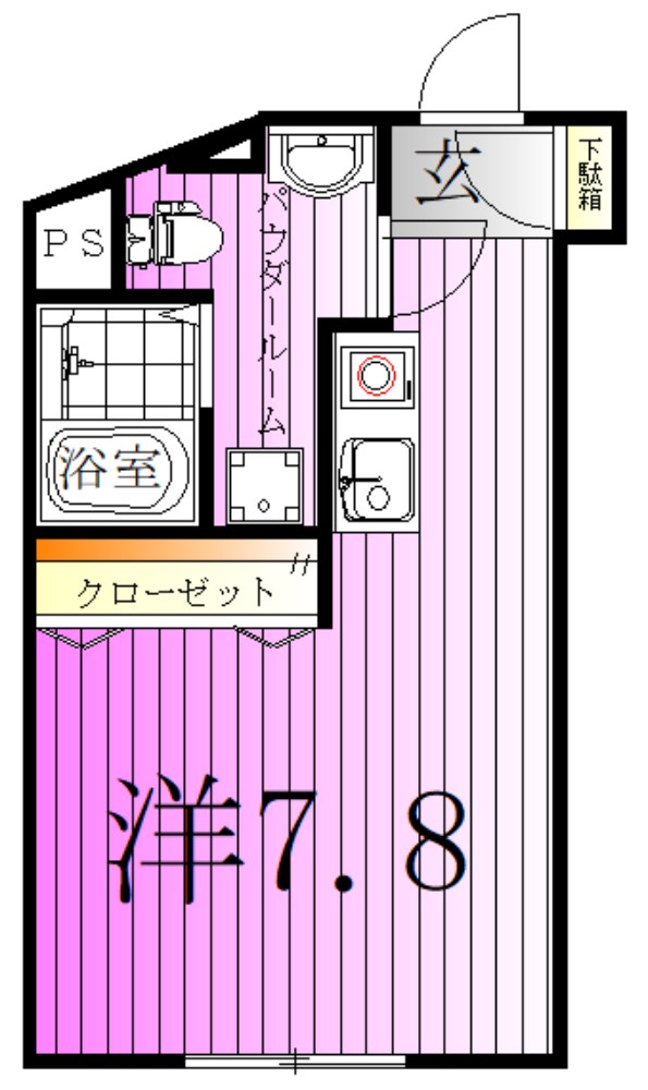 レピュア北千住レジデンスⅡ 間取り図