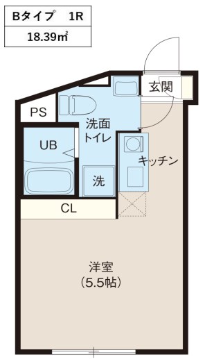 レピュア北千住レジデンスⅡ 間取り図