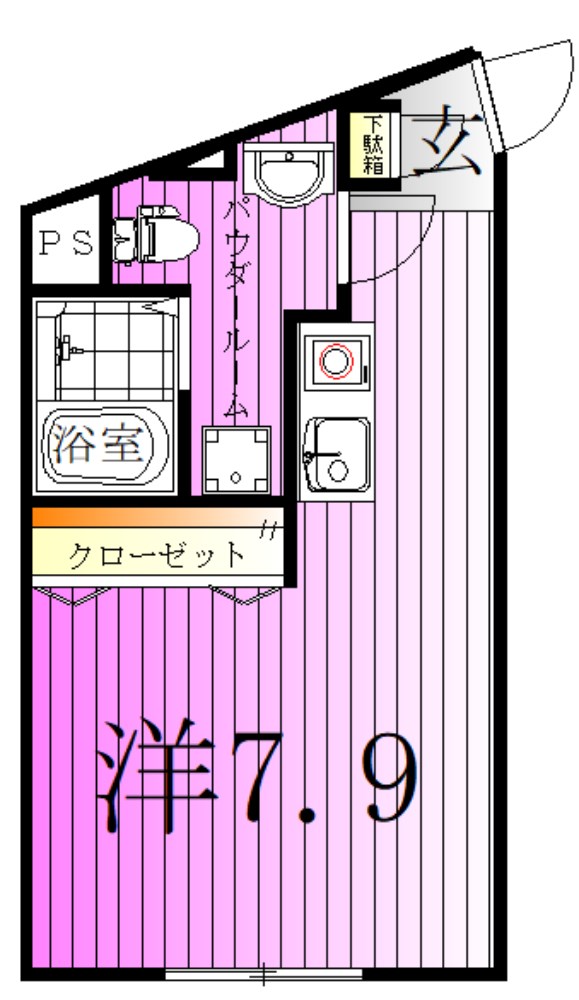 レピュア北千住レジデンスⅡ 間取り図