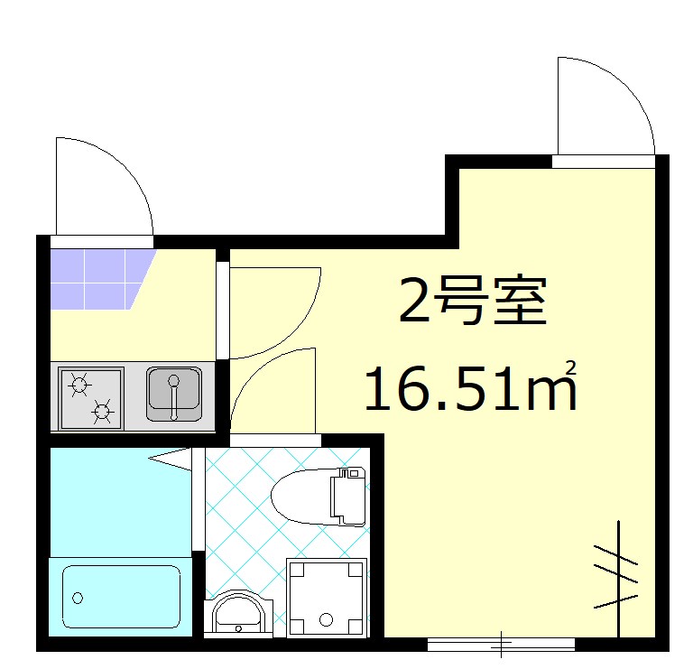 エーハイム栗原 間取り図