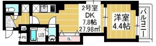 VERDE北松戸 ～ヴェルデ北松戸～ 402号室 間取り