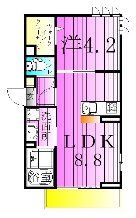 ポエムハウス 間取り図