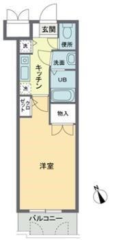 プレジオ3 105号室 間取り