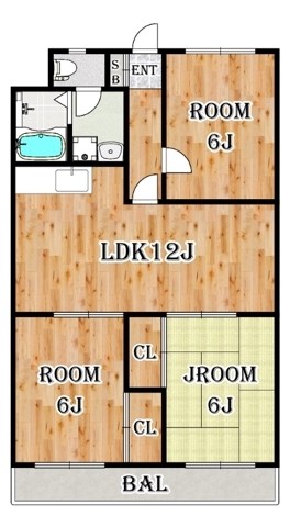 リアライズ新松戸 307号室 間取り