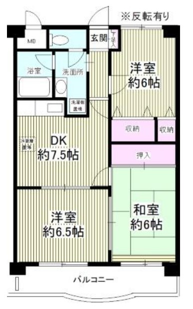 ブライトステージ南柏 309号室 間取り