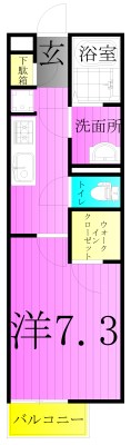 ヴィラ西新井 間取り図