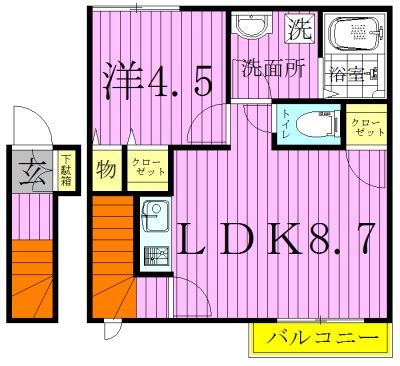 Ｏｒｉｏｎ　Ｇａｒｄｅｎ 間取り図