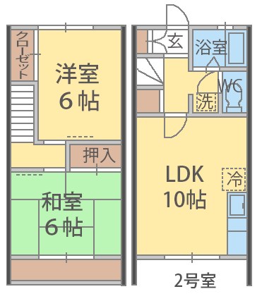 レジデンス・渋谷B棟 002号室 間取り