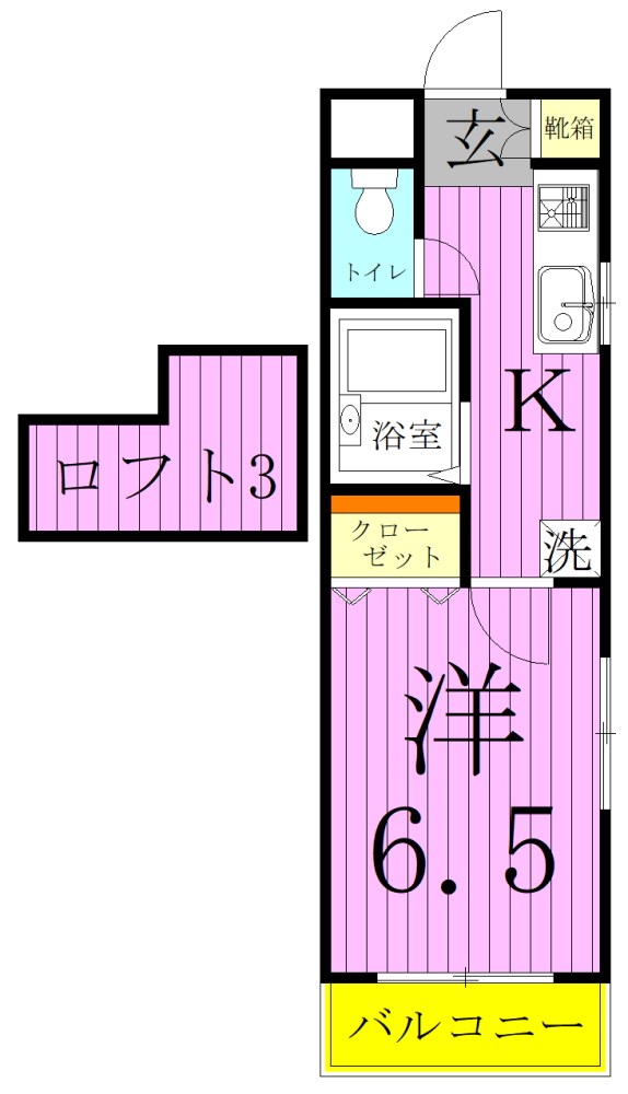 グランシャレー青井 間取り図