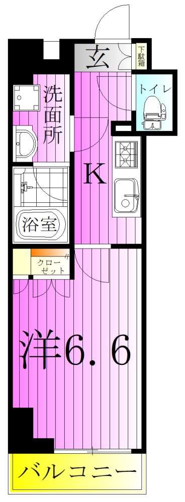 コンフォリア・リヴ千住 間取り図