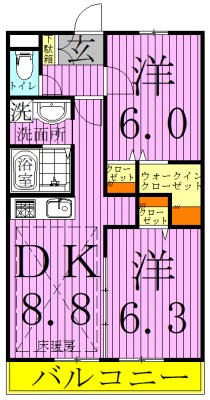グッドフォレスト  間取り図