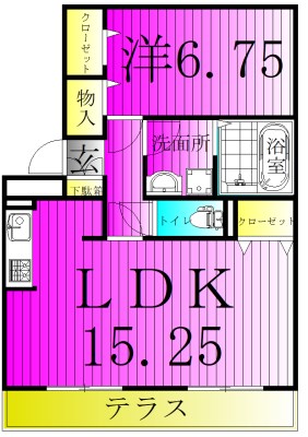 ブエナビスタ 302号室 間取り