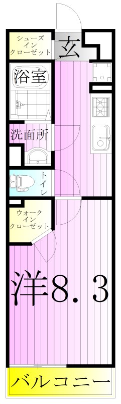 ヴィラ西新井 間取り図