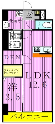 コンフォール亀有 間取り
