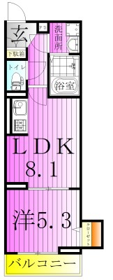 セレスティア西新井 間取り図