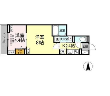 セレスティア西新井 間取り図