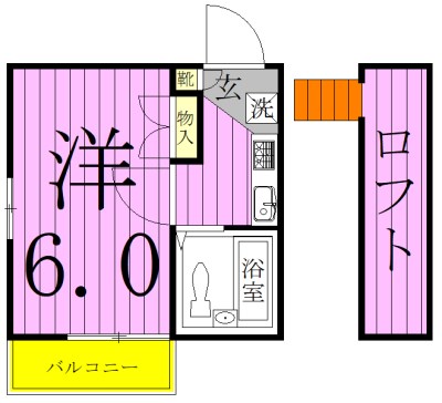 ジュネパレス松戸第５３２ 0105号室 間取り