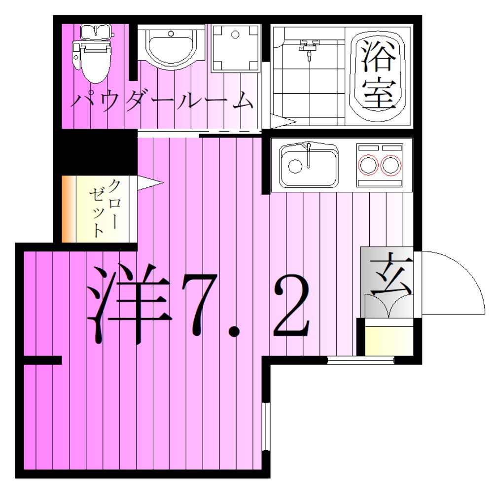 Kanoa西新井 間取り図